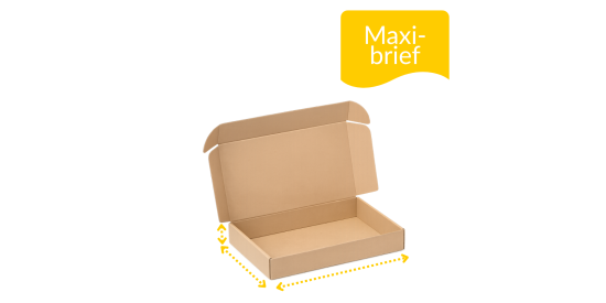 Maxibrief (bis 1 kg I 35,5x25x5 cm)