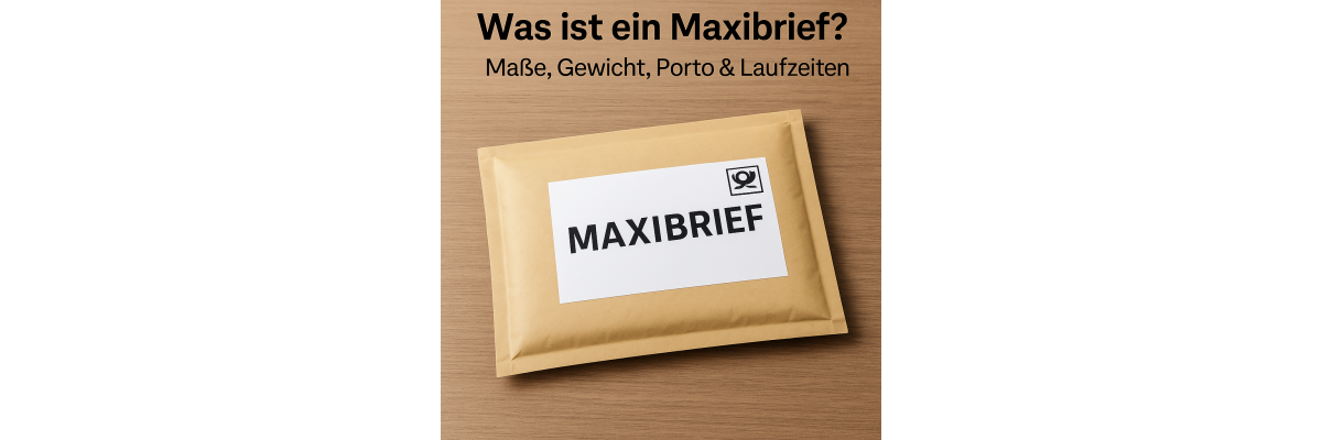 Blogbeitrag: Was ist ein Maxibrief? - Was ist ein Maxibrief? Maße, Gewicht, Porto &amp; mehr [BOXXCO]