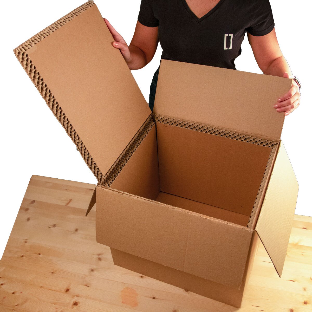 Umkarton aus Recycling-Wellpappe