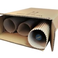 Corrugated cardboard blanks open flute 380x250 mm