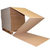 Continuous corrugated cardboard 2 corrugations 100x150 mm (H x W)