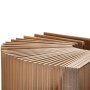 Continuous corrugated cardboard 2 flutes 150x150 mm (H x W)
