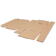 Folding boxes brown 240x170x75 mm