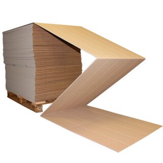 Continuous corrugated cardboard 2-wall 225x225 mm (H x W)