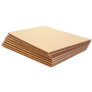 Corrugated cardboard formats double wall 210x297 mm (DIN A4)