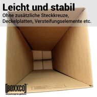 Single piece cardboard stool brown | 300x300x420 mm