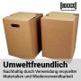 1-teiliger Papphocker braun | 300x300x420 mm
