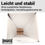 Single piece cardboard stool white | 300x300x420 mm