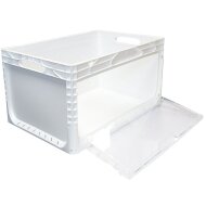 PlasticBOXX 600x400x320 mm | white | with front...