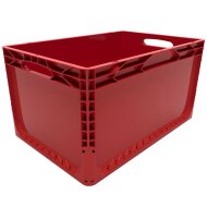 PlasticBOXX 600x400x320 mm | red | with handles
