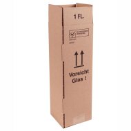 Bottle shipping cartons | 1 bottle 0.75 - 1 L | 105x105x360 mm
