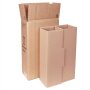 Bottle shipping cartons | 2 bottles 0,75 - 1 L | 205x105x390 mm