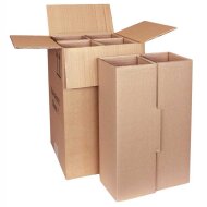 Bottle shipping cartons | 4 bottles 0,75 - 1 L | 210x210x369 mm