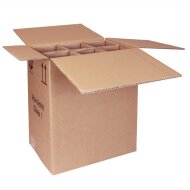 Bottle shipping cartons | 6 bottles 0,75 - 1 L | 310x215x376 mm