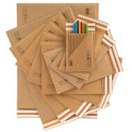 BOXXpaper padded envelopes with return closure 110x165 mm