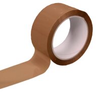 PP adhesive tapes - good adhesion | 50 mm x 66 rm | brown