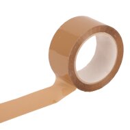 PP adhesive tapes - very strong adhesive force | 50 mm x 66 rm | brown