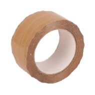 thread-reinforced PVC adhesive tapes - strong adhesive force | 50 mm x 66 rm | brown