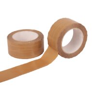 thread-reinforced PVC adhesive tapes - strong adhesive force | 50 mm x 66 rm | brown