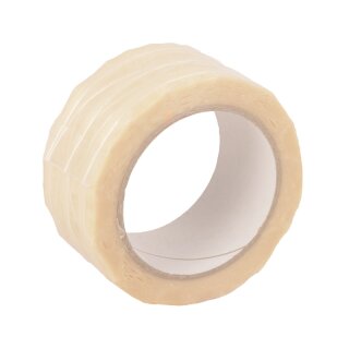 thread-reinforced PVC adhesive tapes - strong adhesive force | 50 mm x 66 rm | transparent