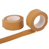 Plastic thread reinforced paper adhesive tapes - strong adhesive force | 50 mm x 50 rm | brown