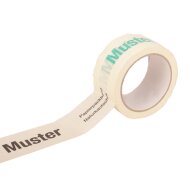 printed paper adhesive tapes | 50 mm x 50 rm | 2c printing | white