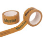 printed paper adhesive tapes | 50 mm x 50 rm | 2c print | brown