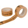 Paper adhesive tapes - strong adhesive force | 50 mm x 50 rm | Caution glass | brown