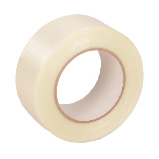 Longitudinal and transverse reinforced filament tapes - extremely strong adhesive force | 50 mm x 50 rm