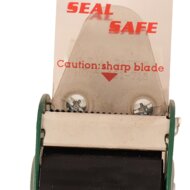 Premium hand dispenser for adhesive tapes up to 50 mm tape width | safety knife