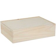 Wooden boxes with sliding lid 365x260x95 mm |...