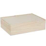 Holzkisten mit Schiebedeckel 365x260x95 mm |...