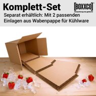 Single-wall folding boxes 277 x 227 x 230 mm
