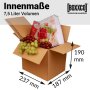 BOXXcool folding boxes with honeycomb inlay | 237x187x190 mm | 7.5 liters