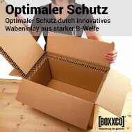 BOXXcool Faltkartons mit Wabeninlay | 407x227x230 mm | 20 Liter