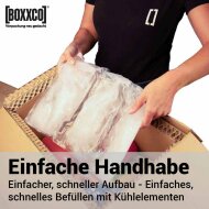 BOXXcool folding boxes with honeycomb inlay | 407x227x230 mm | 20 liters
