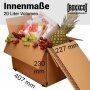 BOXXcool Faltkartons mit Wabeninlay | 407x227x230 mm | 20 Liter