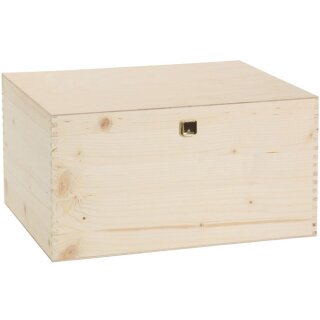 Wooden boxes with hinged lid 365x260x19 mm | 6 wine/sparkling wine