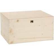 Wooden boxes with hinged lid 365x260x19 mm |...