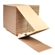 Continuous corrugated cardboard 1 flute 83x83 mm (H x W)