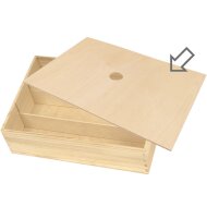 Wooden insert lid for 6pcs wooden boxes
