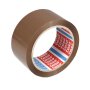 Tesa PP adhesive tapes 64014 - strong adhesive strength | 50 mm x 66 rm | brown