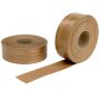 Wet tape - thread reinforced | 60 mm x 200 lfm | brown