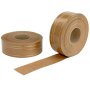 Wet adhesive tapes - thread-reinforced | 60 mm x 200 m | brown
