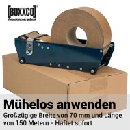 Wet adhesive tapes - grid-reinforced | 70 mm x 150 m | brown