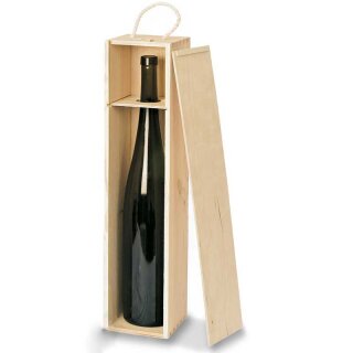 Wooden boxes with sliding lid 500x100 mm | 1 magnum wine