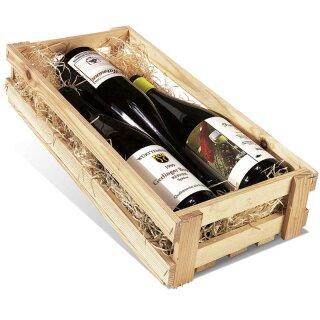 Wooden crates 430x195x85 mm | 3 0.75 L wine