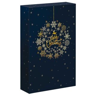 Christmas Ball Bottle Folding Boxes | 3 Wine/Sparkling Wine Bottles | 235x78x363 mm