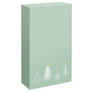 Presentation boxes Modern Christmas | 2 wine/champagne bottles | 360x192x95 mm