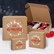 Präsentkartons Christmas Joy | 2 Wein-/Sektflaschen | 360x192x95 mm